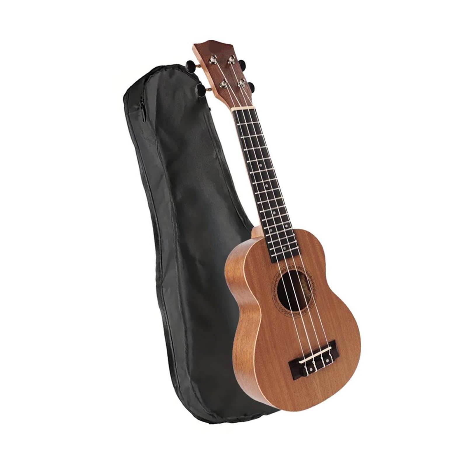 21 calowa Gitara Hawajska Sapele Mini Ukulele Z 4 Strunami Początkujący Ukulele