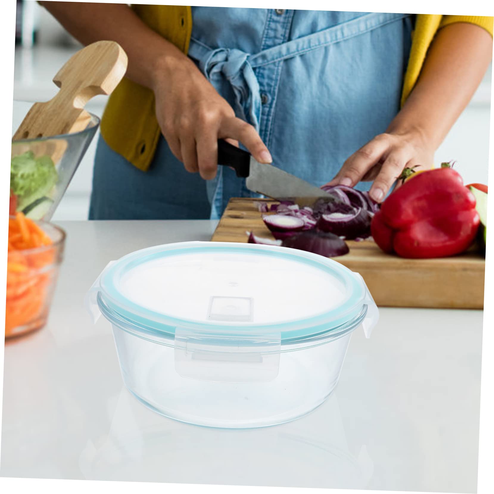 ABOOFAN Contenitore Per Il Pranzo Sigillato Con 3 Scomparti Per Ragazzi E Ragazze in Borosilicato Per Ragazzi E Adulti
