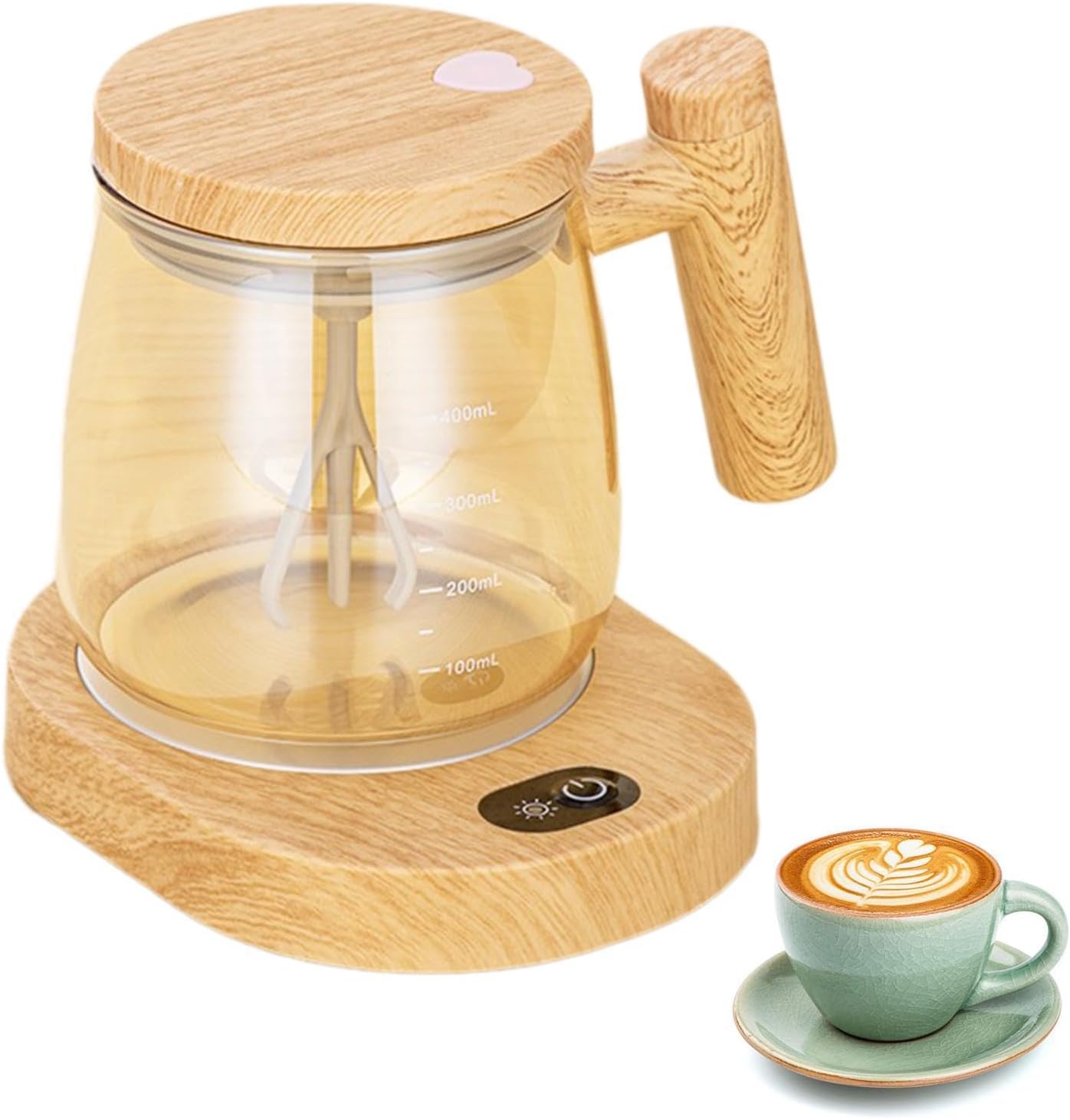 400ml sellf Stirring Coffee Mug - Electric High Speed Mixing Cup | Rechargeable Coffee Mug for Mixing Coffee | with Lid | Automatic Mixing Cup