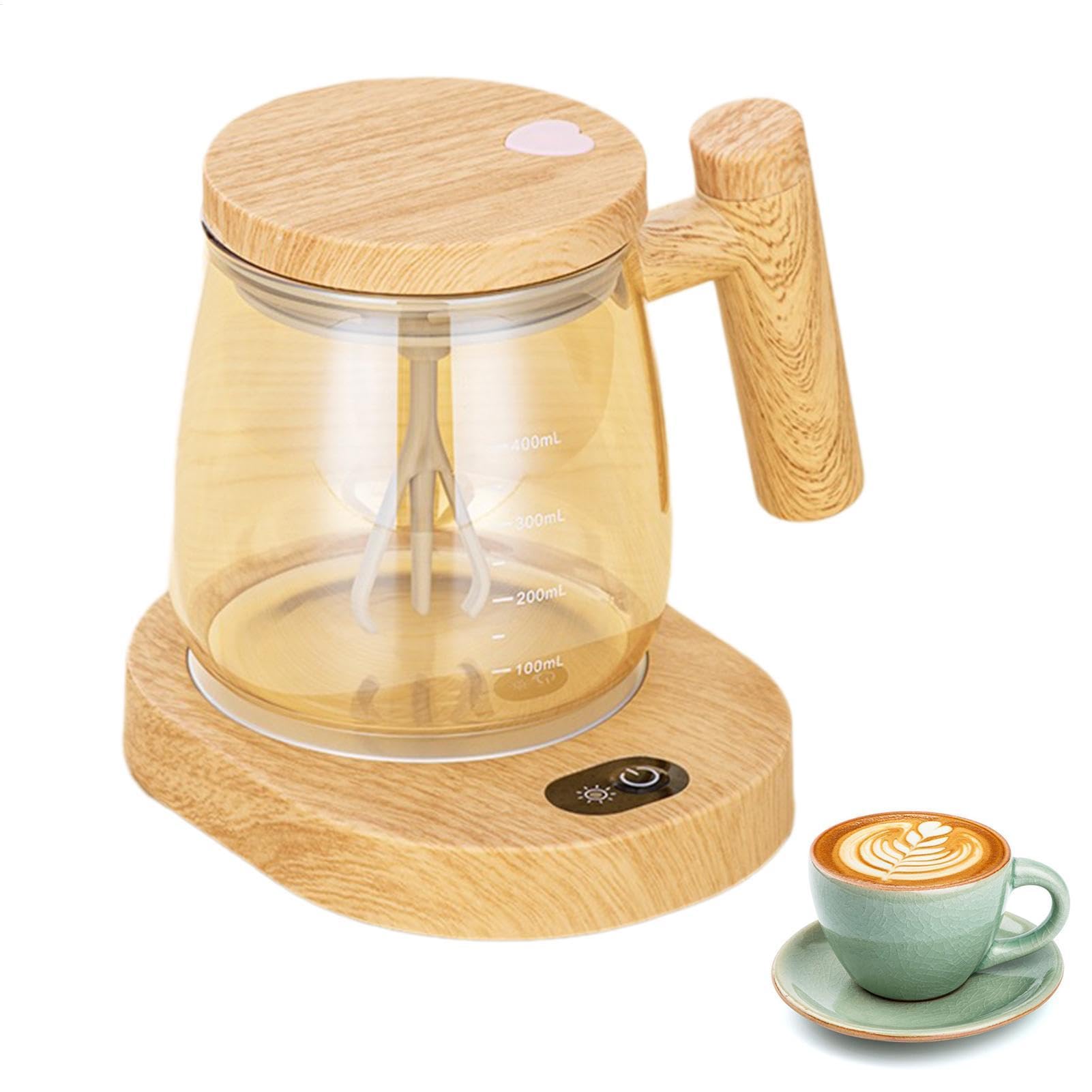 400ml sellf Stirring Coffee Mug - Electric High Speed Mixing Cup | Rechargeable Coffee Mug for Mixing Coffee | with Lid | Automatic Mixing Cup