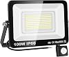 PICAA LED Security Lights with Motion Sensor 100W PIR Sensor Daylight White LED Flood Lights Outdoor IP66 Waterproof Floodlight Wall Light for Garage Garden Forecourt Hallway [Energy Class E]
