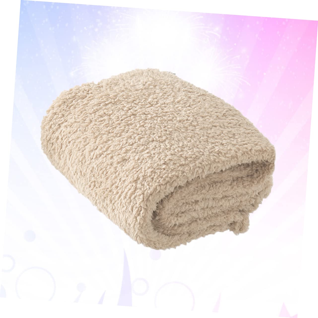 ABOOFAN Lot De 2 Couvertures Thermiques en Peluche pour Chien Et Chat Taille S Beige Super Couverture