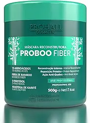 Prohall Cosmetic Proboo Fiber - Máscara Reconstrutora Anti-Quebra 500g