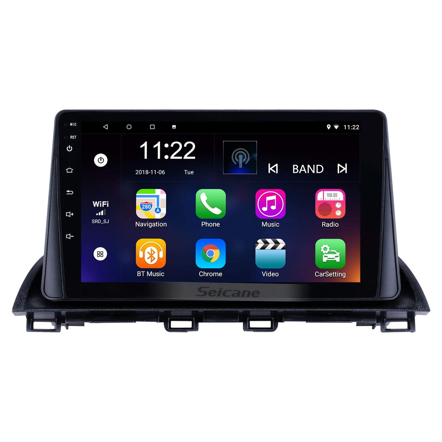 Buy 9 Inch Android 8.1 GPS Navigation System for Mazda 3 Axela 2014