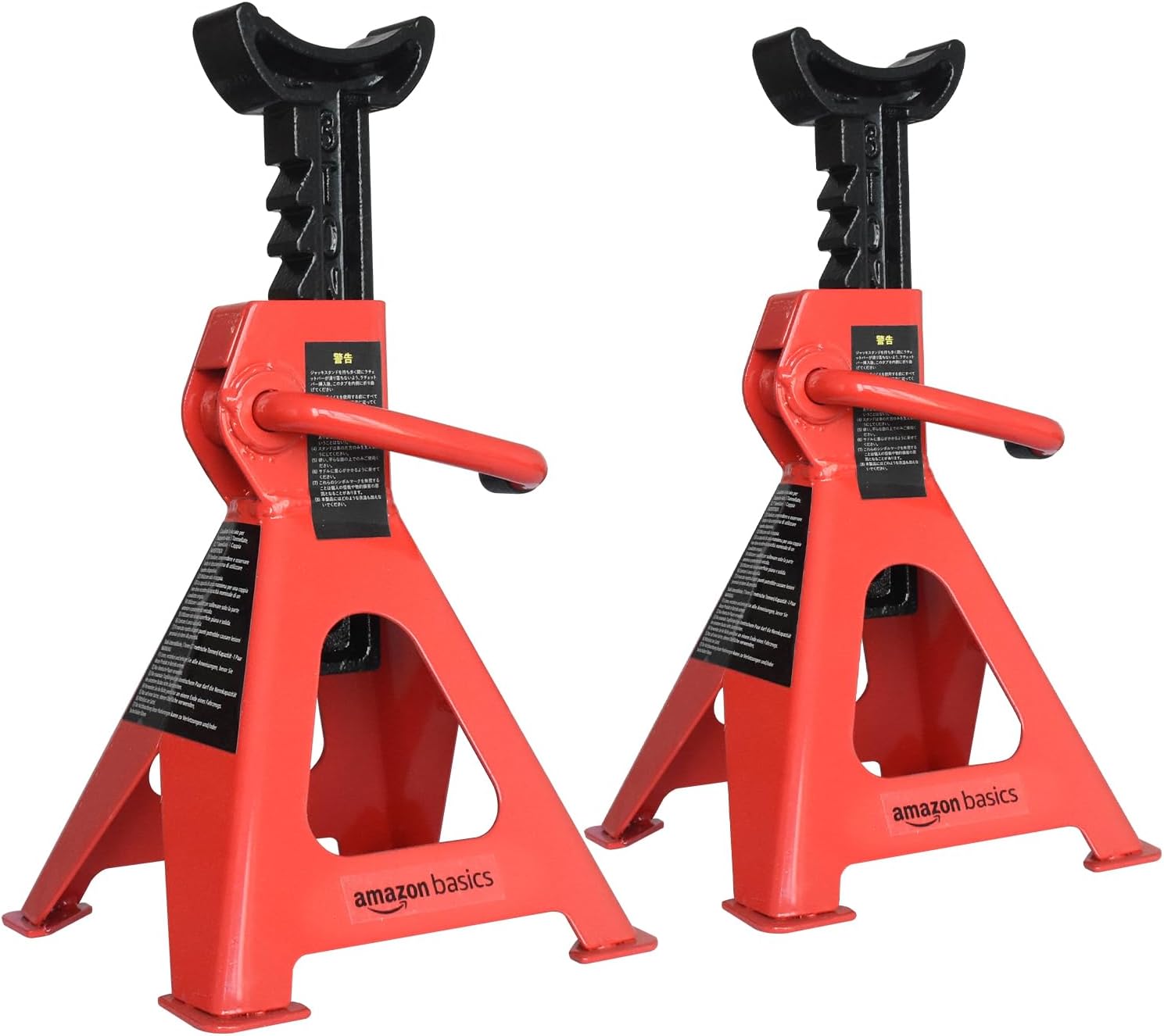 Amazon Basics Steel Jack Auto Stands with 6