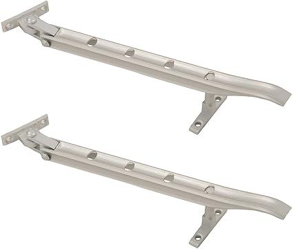 ACE Aluminium Window Stopper (Silver) - Set of 2