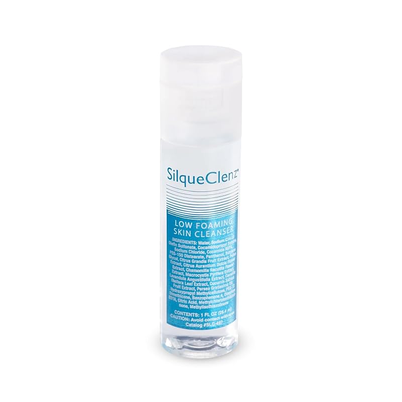 BIODERMIS SilqueClenz Limpador de baixa formação de espuma, fórmula sem fragrância e pH baixo, 30 mL