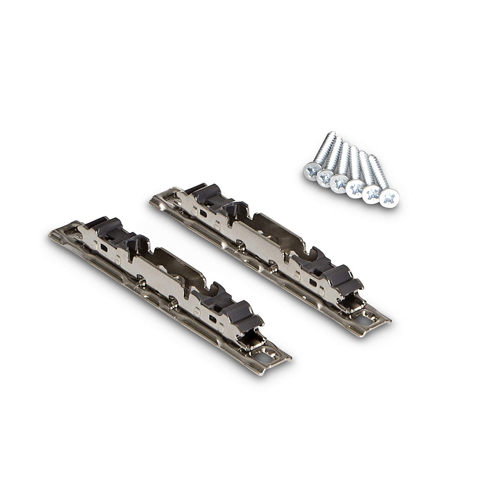 Ferrure d'abattant Blum® AVENTOS HK 20K2500 (LF 750-2500) avec Blumotion pour relevage Angle d'ouverture 107° y compris caches blanc satiné et kit de fixation frontale