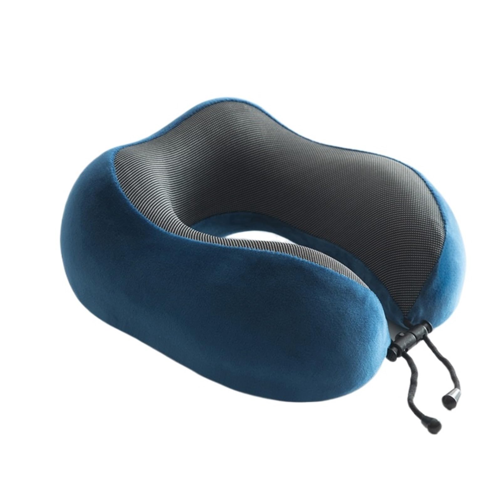 Compact Coussin De Voyage Oreiller De Voyage Portable en Forme U for Soutenir La Nuque Et Dormir Confortablement Adultes Bureau(Light Blue)