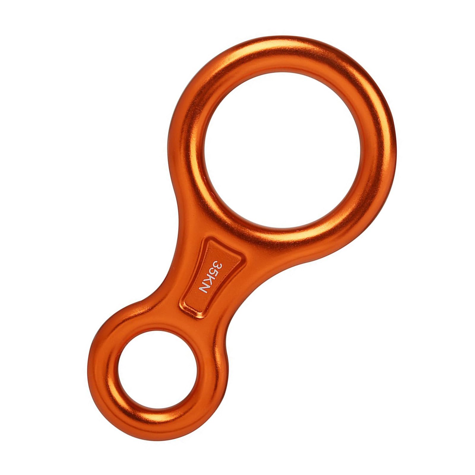 QIYUDUOLA Multipurpose 35KN Fig 8 Belay Device Aluminum Climbing Descender Suitable for Outdoor Recreation Supports 8-13mm Rope