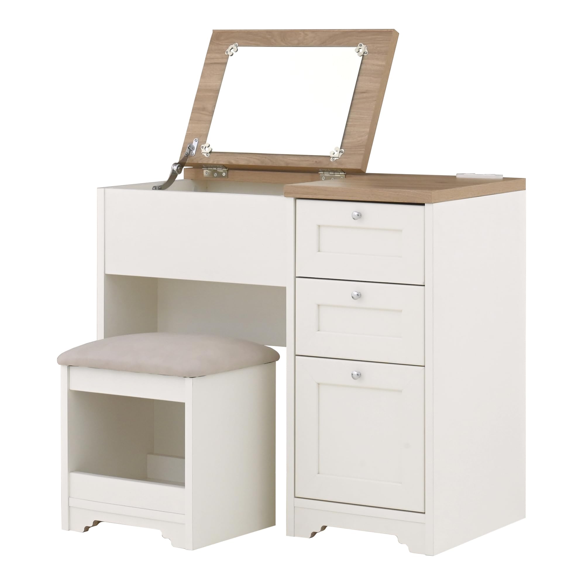 Amazon｜佐藤産業 ANRI デスクドレッサー 幅80cm 奥行40cm 高さ70cm