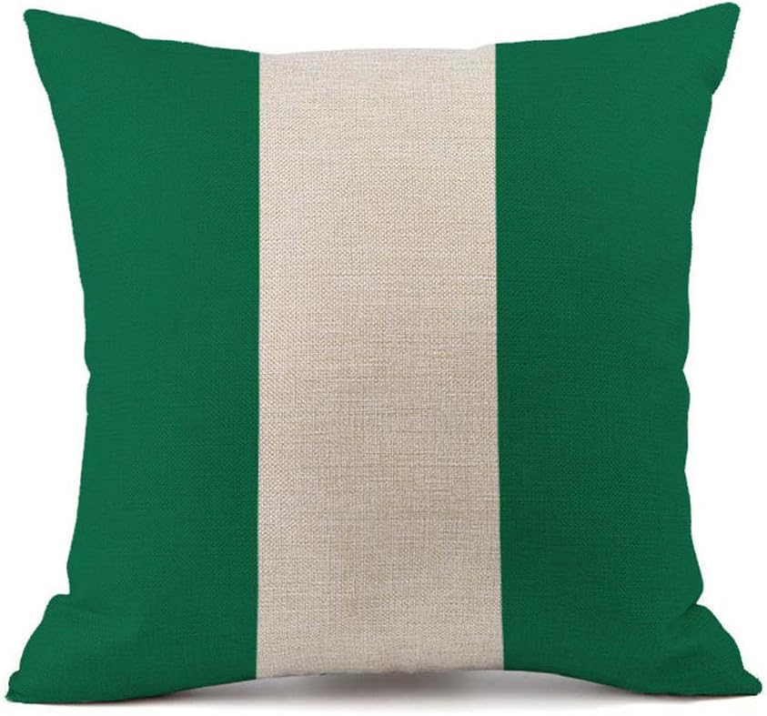 BIBITIME Easter Mother's Day Sports Fans Bedroom Decorative Pillow Case Cushion Cover Protector Souvenir Country Flag Theme Pillowcase Square (Pattern010-Portugal)