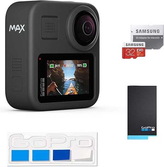 Amazon 【GoPro公式限定】 GoPro MAX + 予備バッテリー + 認定SDカード32GB + GoPro公式限定非売品