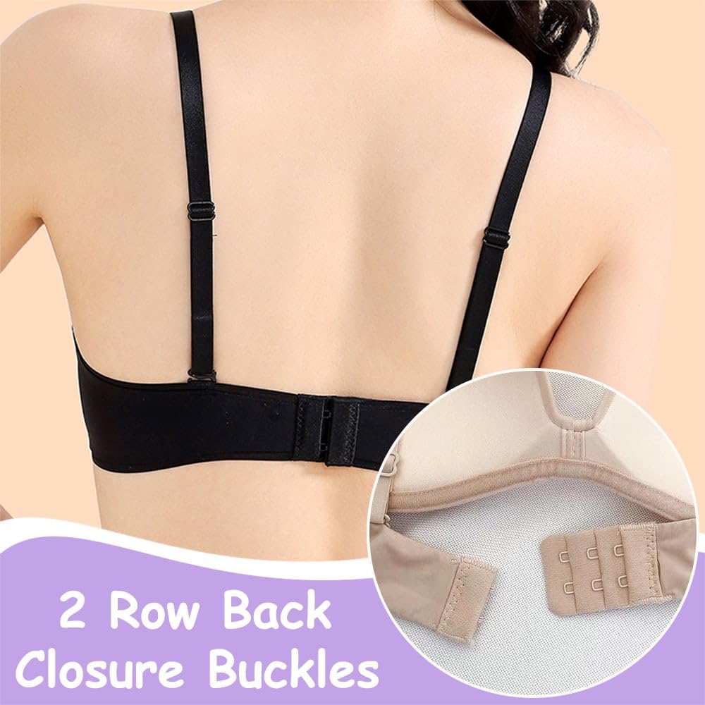 Bysion Reggiseni per Ragazze Adolescenti Leggermente Imbottiti Traspirante Senza Cuciture Sportivo Intimo Reggiseno Bralette per Bambine per 12-18 Anni Bambini e Donne - Confezione da 3