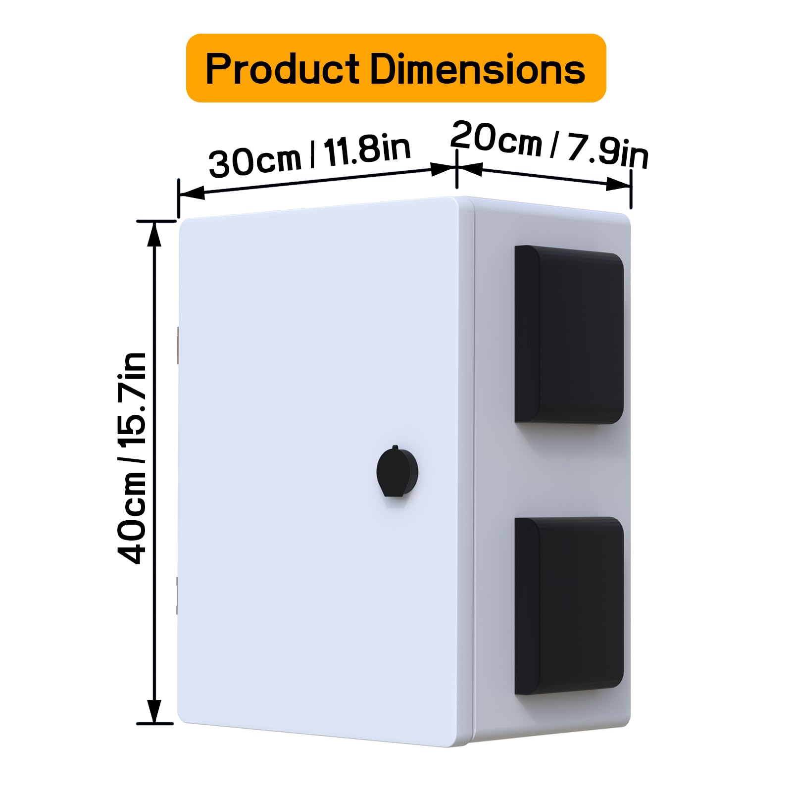 Outdoor Electrical Enclosure Box with Fan & Thermostat -2