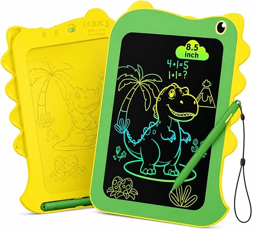 TekFun LCDお絵かきボード 8.5インチ 子供用 電子メモパッド お絵描きボード 繰り返し使用可能 (グリーン) [並行輸入品] 新幹線 子連れ 便利グッズ