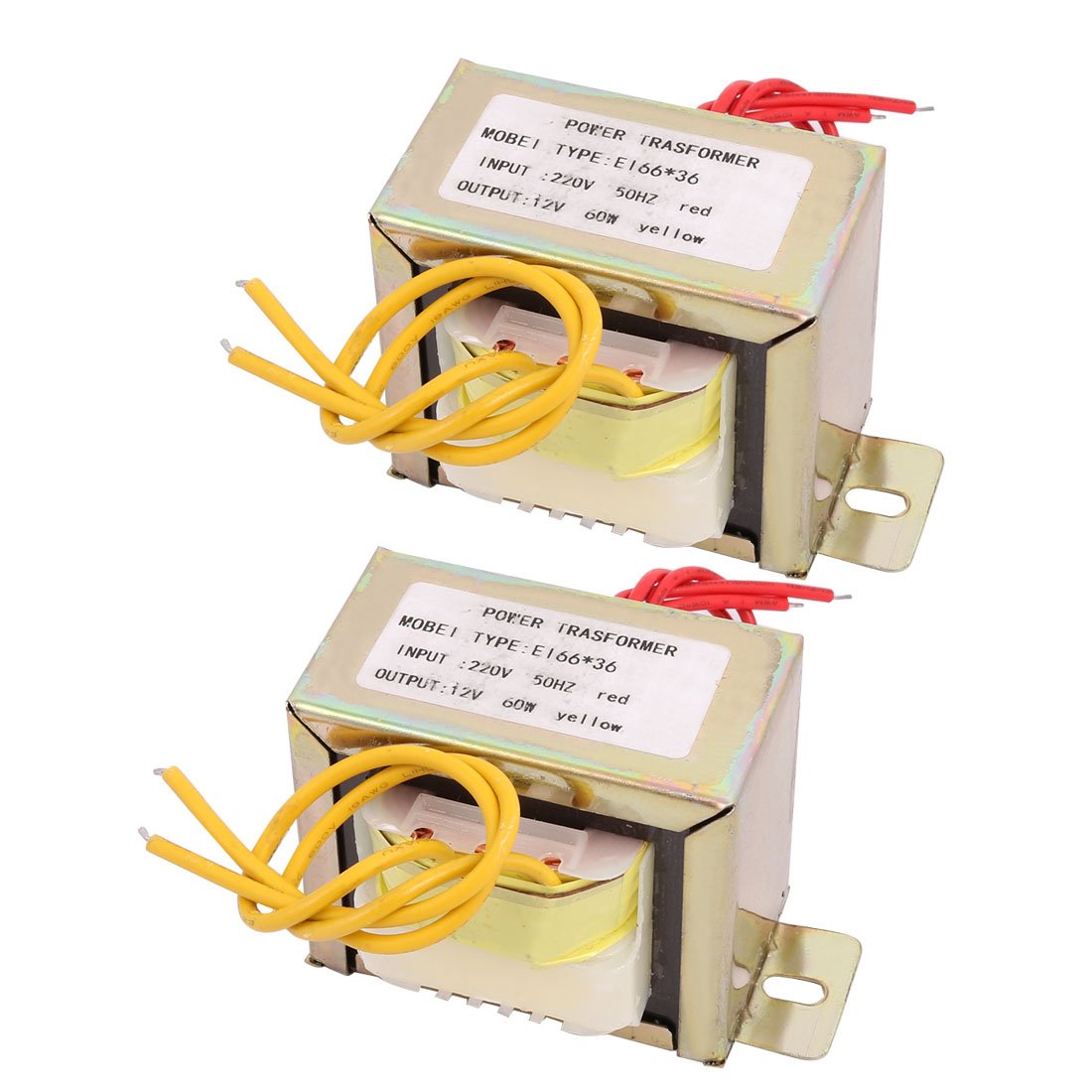 2pcs 220V Input 12V 60W Output EI-66*36 Ferrite Core Power Transformer Converter (9bc8e3f77a4bac2d1abded4482076b09)