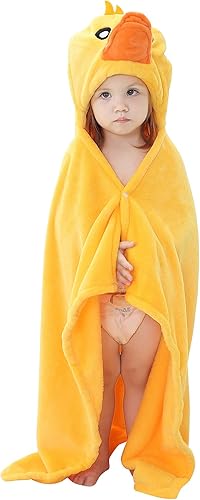 Miniatura 11 de Manta Vestible con Capucha para Niños Pequeños Toallas con Capucha Suave y Acogedora Manta Vestible con Capucha para Niños y Niñas Vaca