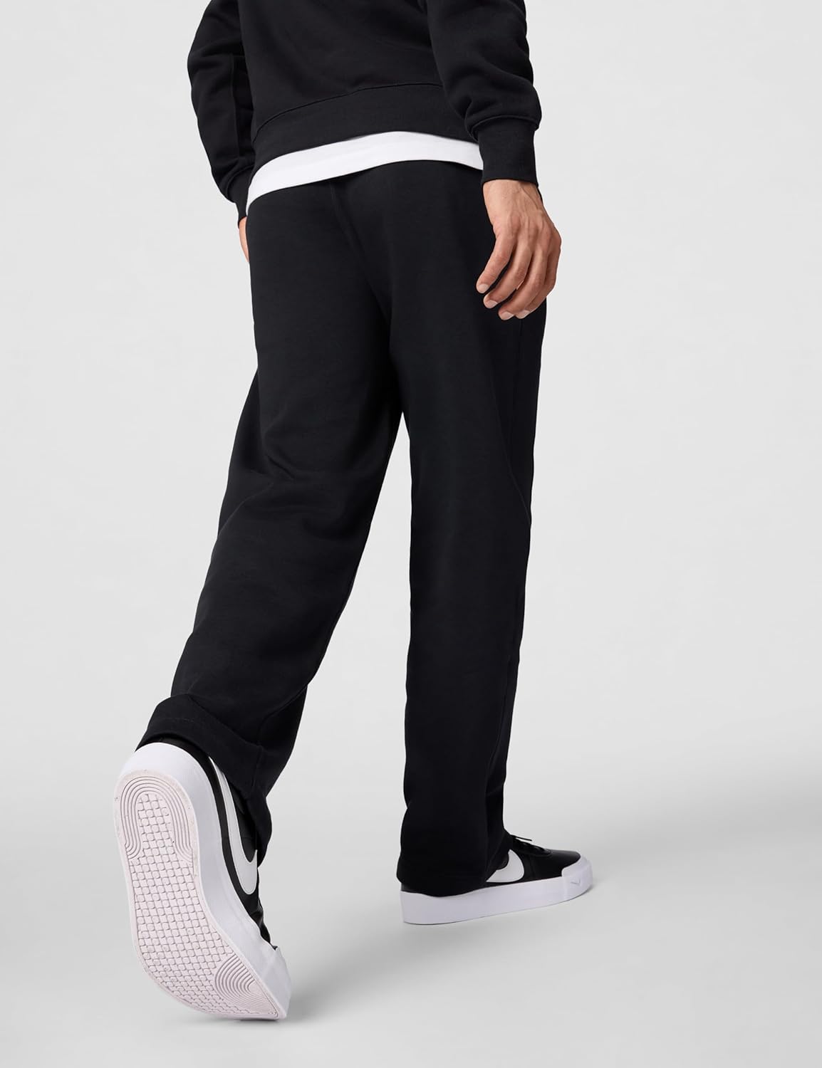 Nike Mens Club Open Hem Brushed Fleece Pants - Image 6