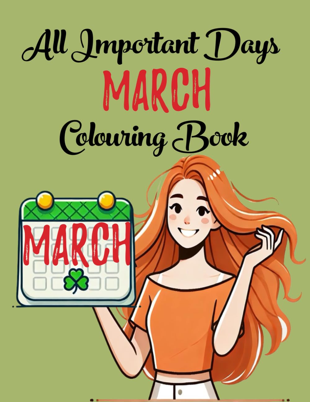 March Celebrations Colouring Book: Fun and Relaxing Designs for All Age: Colour and Celebrate All the Important Days of March!
