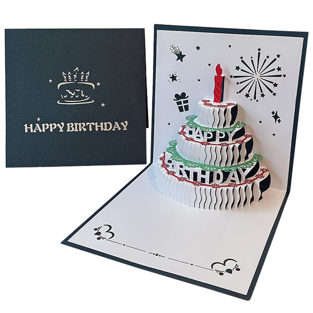 ハッピーバースデー　happy birthday誕生日プレゼント　オーダーメイド Amazon.com : MZD8391 UPGRADED 3D Pop Up Firework Birthday