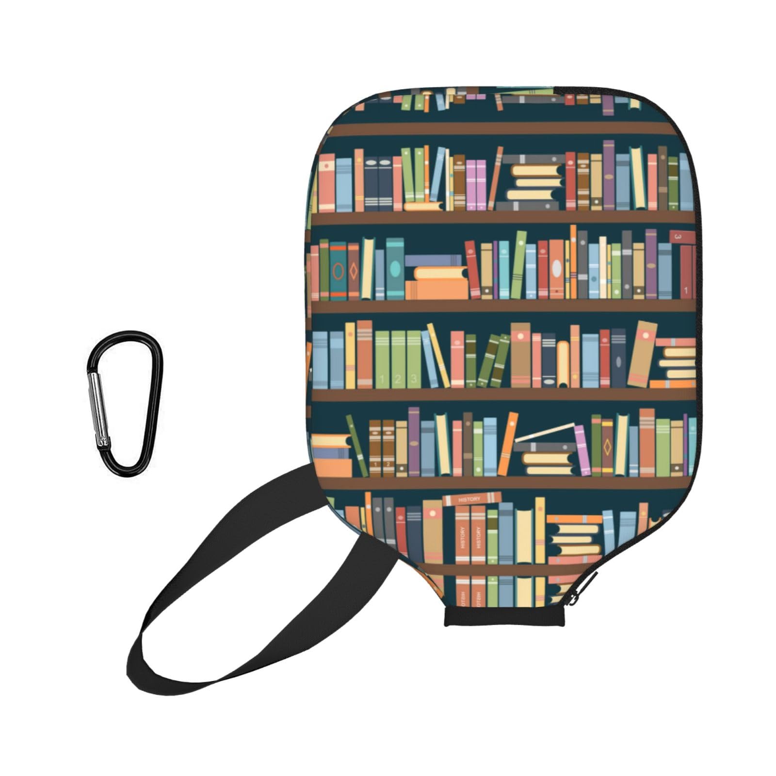 ESNAIUVCD Cartoon Bookshelf Print