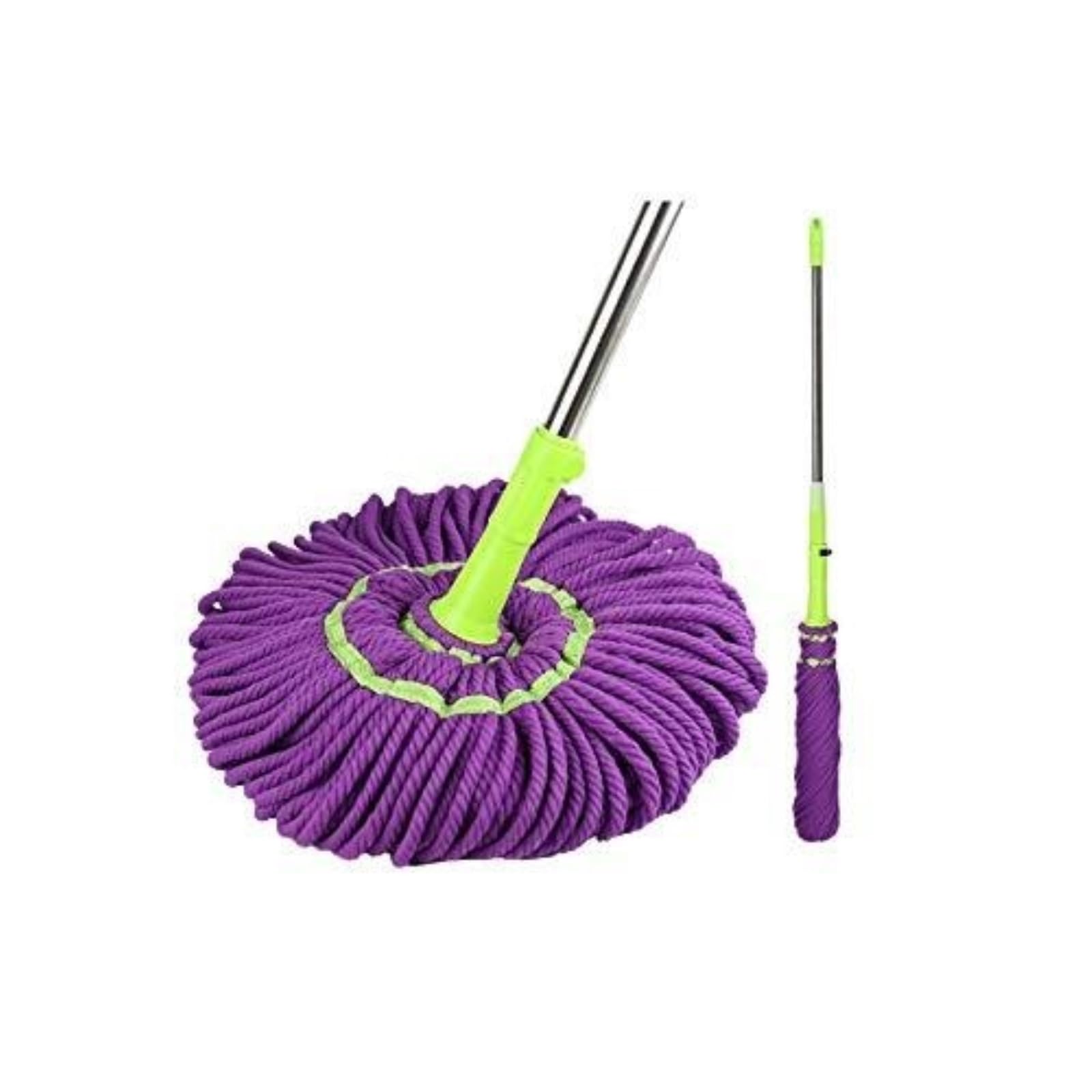 Fregona Fregona Autoexprimible con Mango Extendido Giratoria Giro Automático Exprimible Lavado Manos Libres Limpieza Suelo