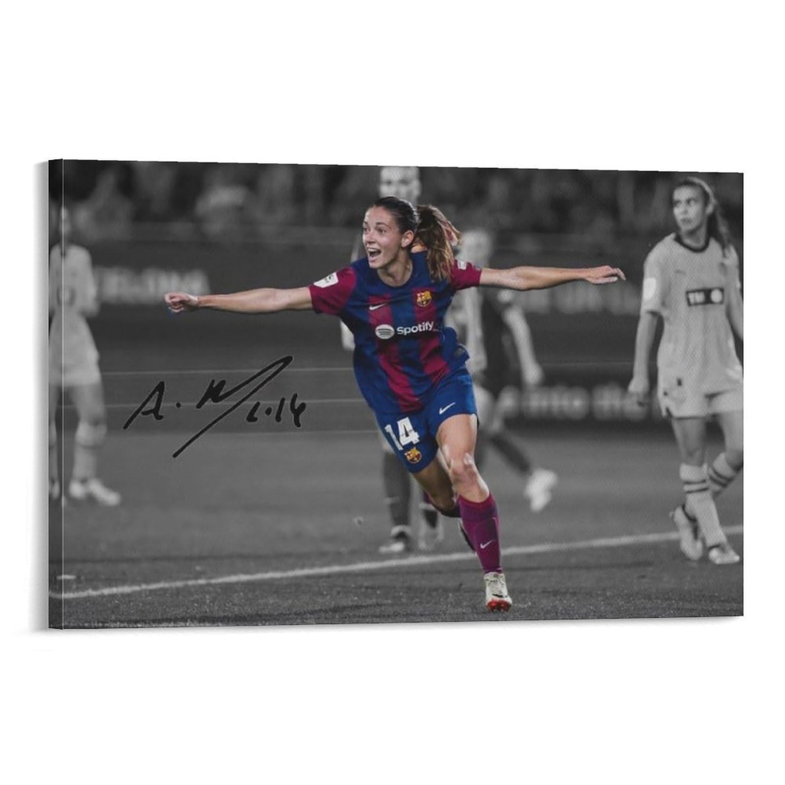 FCOIN Aitana Bonmati Canvas Poster Canvas Wall Art Poster Decorative Modern Home Print Picture Artworks Posters 08x12inch(20x30cm)