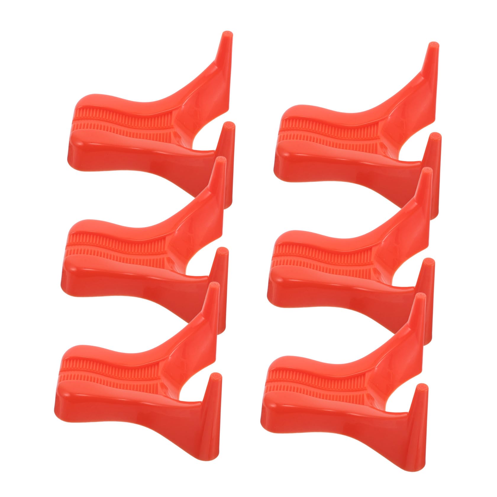Anneome 6 Stück 6 Stück Rugby Kicking Tee Stabiler Football Ballhalter aus Wetterfestem Material Universeller Fußballständer für Training Field Goal Übungen und Sportraum