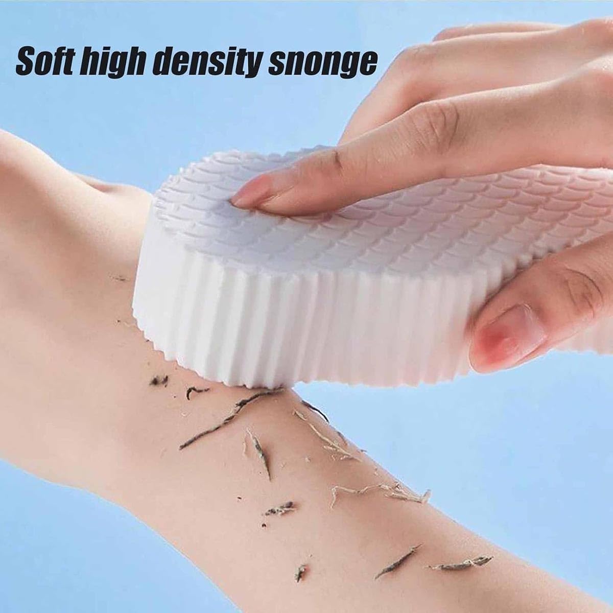 Spugna Bemarosa, Radiantskin Bemarosa Sponge, Esfoliante per la pelle coreana Scrubber Exfoliator, Pelle di scrubber del corpo coreano, Spugna da bagno esfoliante morbida, Scrubber per la pelle