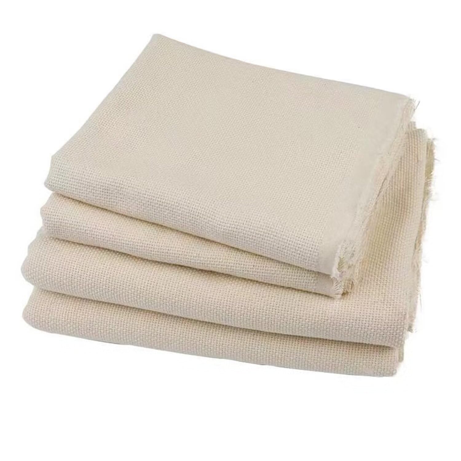 Generisch 100% Baumwolle Mönchstuch für Punch Needle, Tufting Gun, Teppich Tufting Tuch, Poke Embroidery Needlework Stoff, Beige, 59x79 Zoll