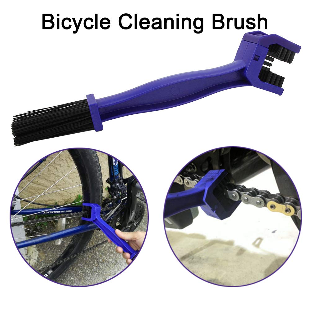 Brosse Chaine Velo Kit De 6 Brosses De Nettoyage Moto & Vélo - Nettoyage Profond Chaîne, Pneus Et Carénage Brosse Chaîne Détail