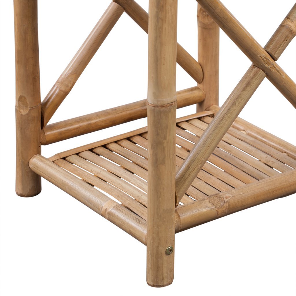 Festnight Estantería Toallero Organizador de Libros con 4 Niveles Bambú