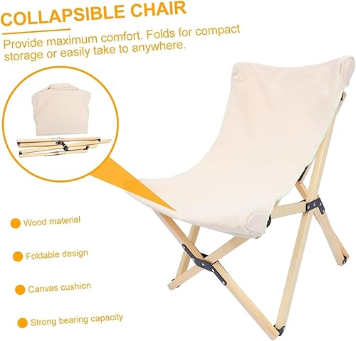 Miniatura 4 de BESPORTBLE Mesa de rollo de huevo, silla plegable portátil, sillas plegables para exteriores, taburete de picnic, silla plegable, silla portátil,