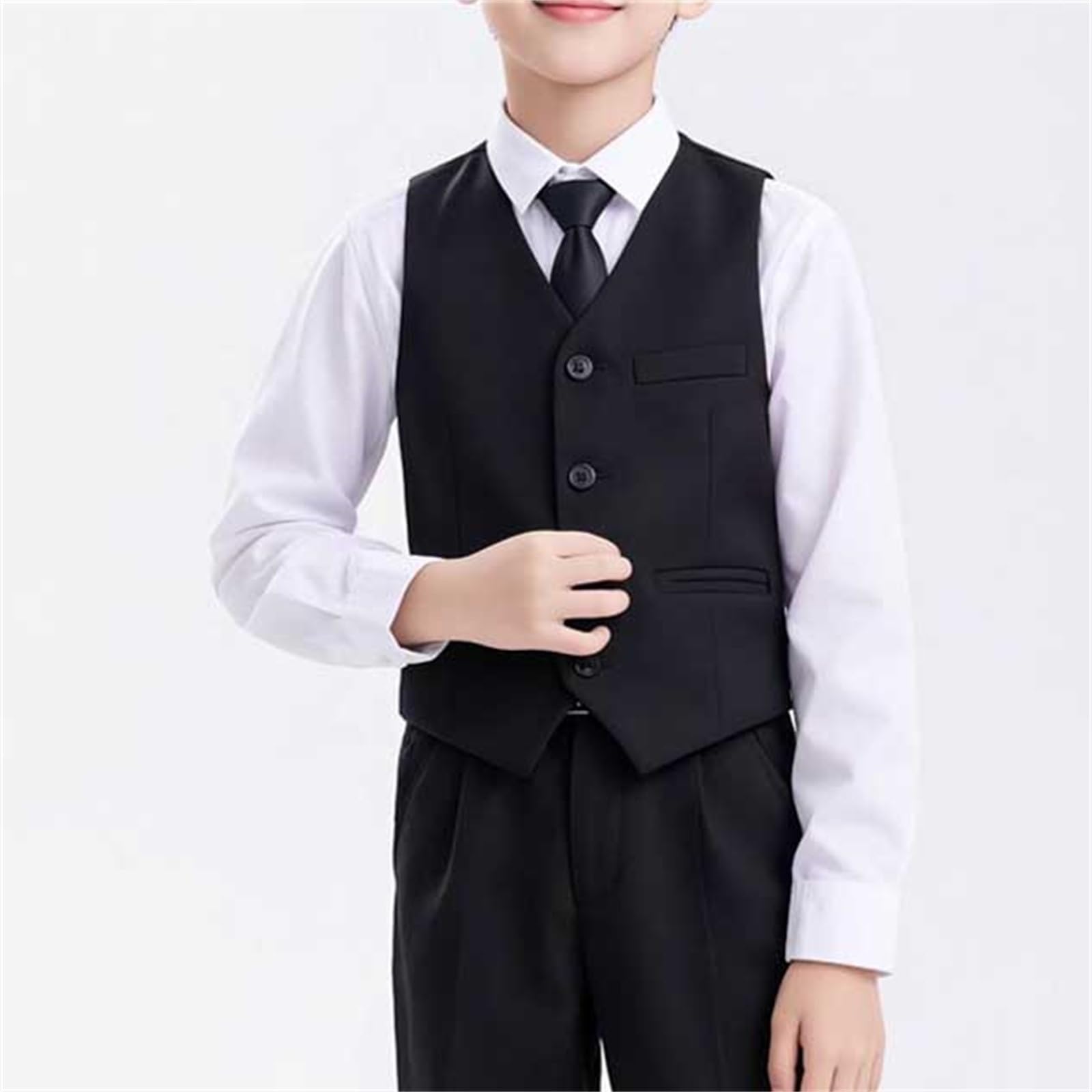 Generico Elegante completo con pantaloni per ragazzi, perfetto per occasioni speciali ed eventi scolastici