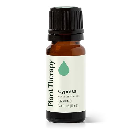 Aceite esencial de ciprés Plan Therapy. 100 % puro, sin diluir, grado terapéutico 1/3 onzas