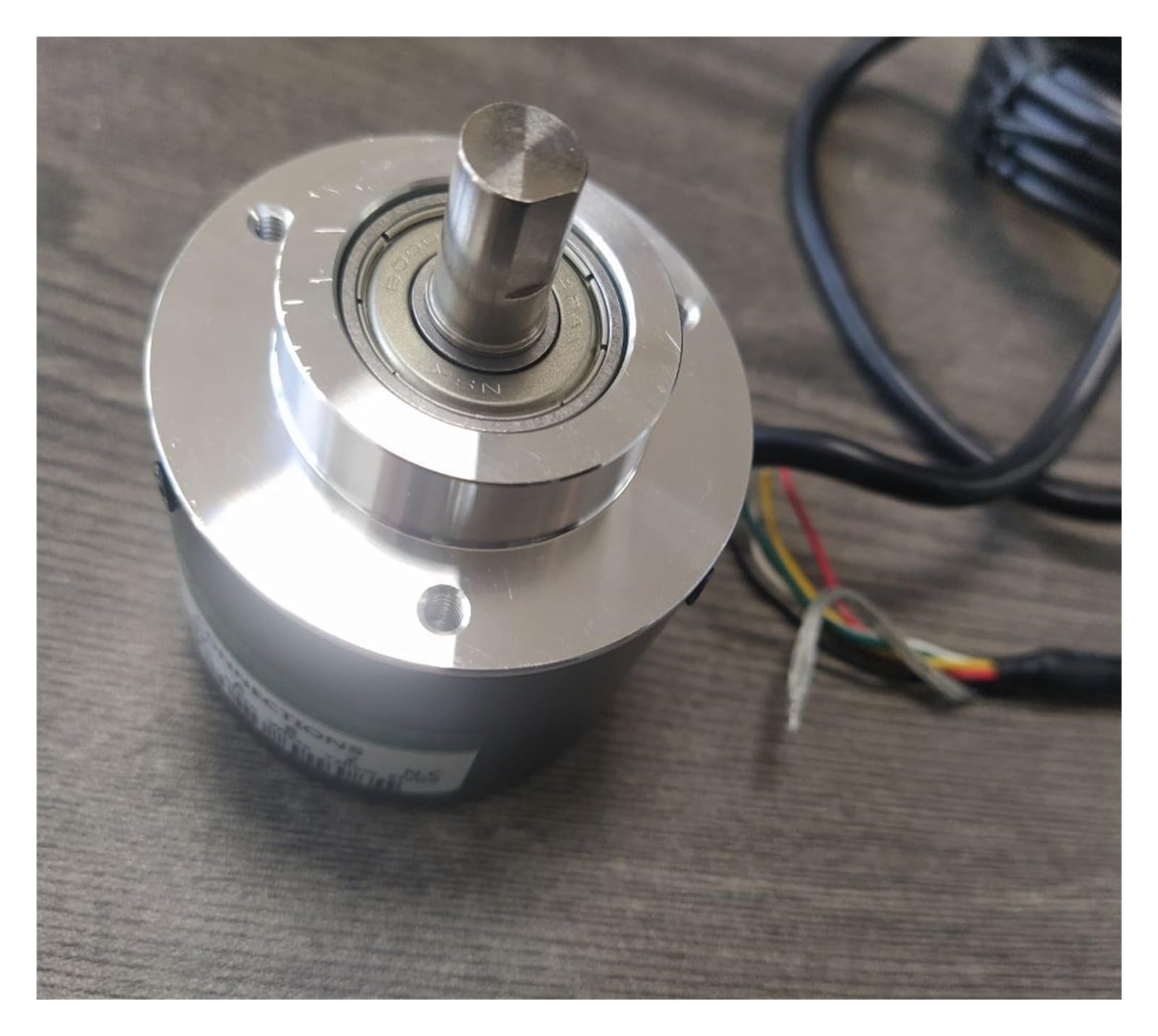 Encoder Rotatorio, Codificador Incremental Fotoeléctrico 5810 Diámetro Exterior 58 Mm Diámetro Del Eje 10 Mm 100-2500 Pulso(2000PPR)