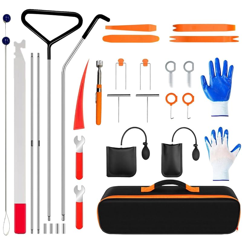Kit de Ferramentas Automotivas ILIBERO em Aço Inoxidável com Bolsa de Transporte TYPE 2, 31 peças