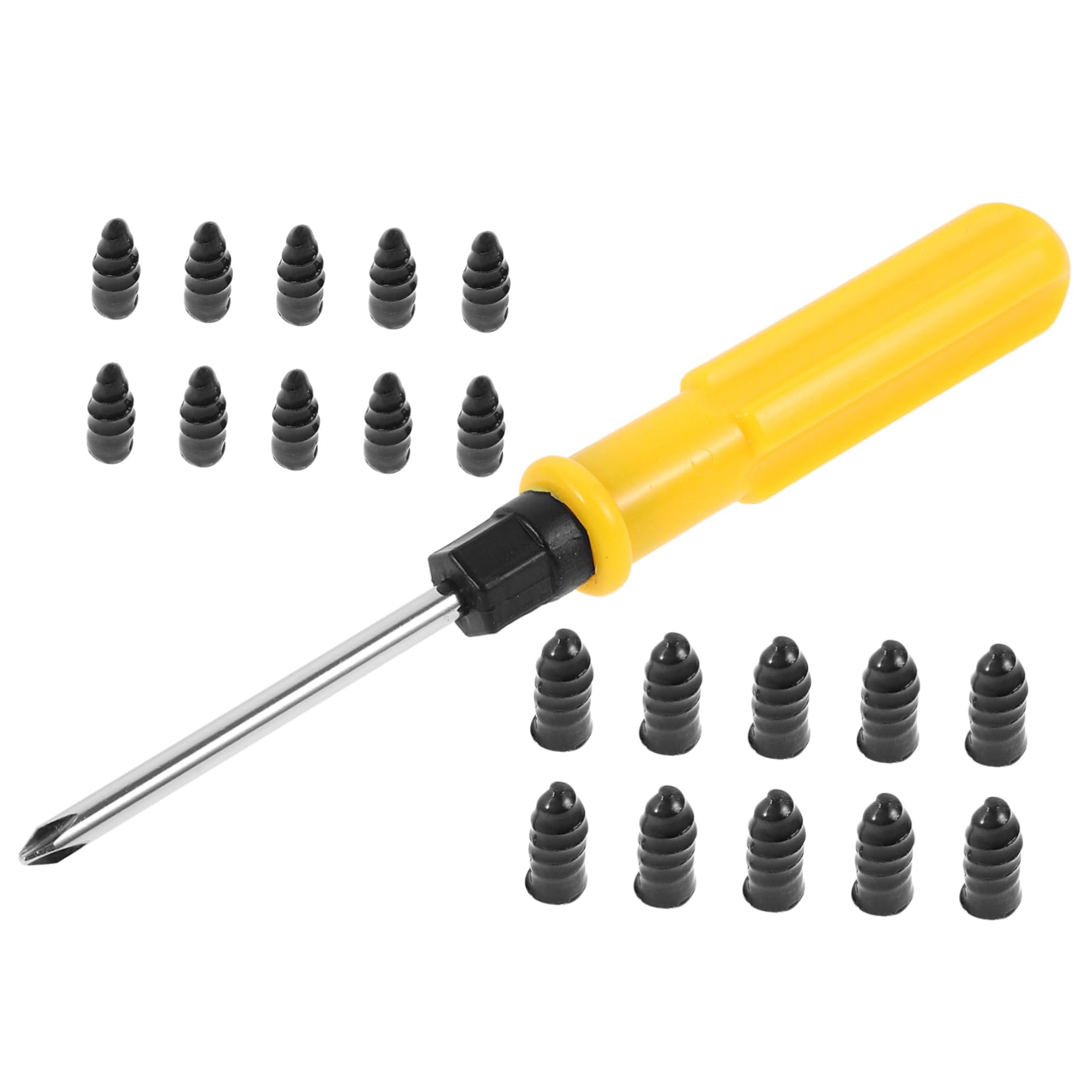 PRETYZOOM Tire Repair Kit for Cars Electric Bikes Motorcycles Rubber Screw Nail Tire Plugs