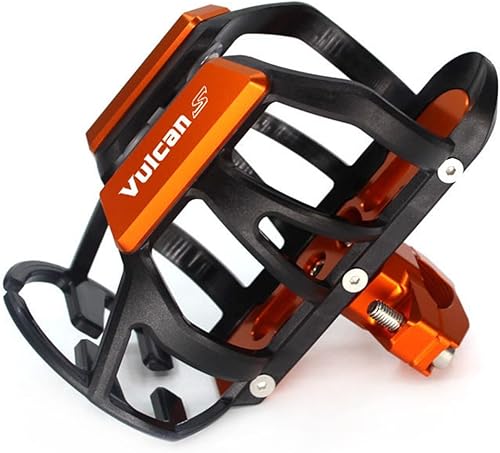 Soporte para botella de agua para Kawasaki Vulcan S 650 VN650 accesorios de motocicleta, botella de agua para bebidas, portavasos (color naranja) disponible en Yaxa Peru