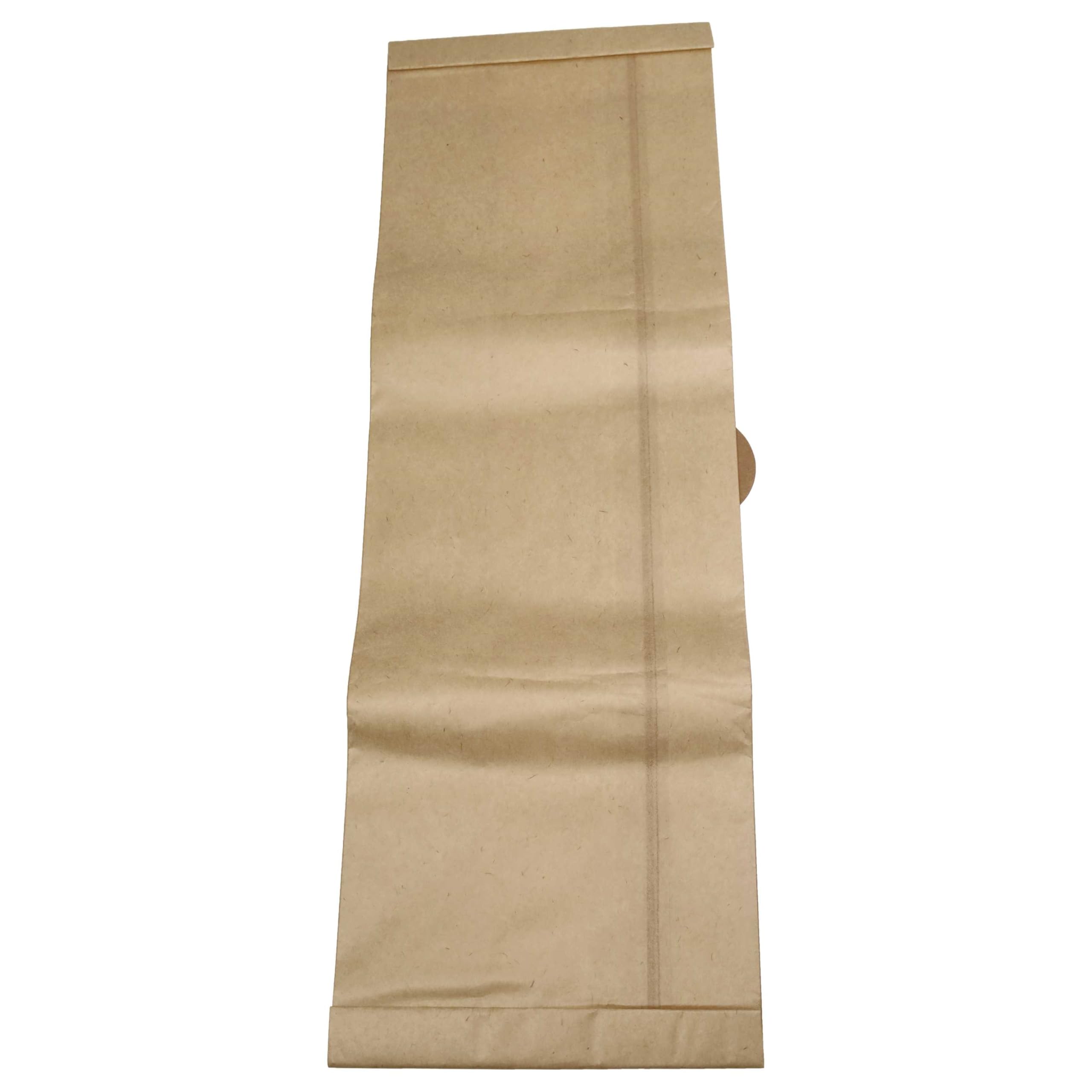vhbw 100 worków do odkurzacza kompatybilnych z FIF NTS 30, 20, 3000 (R), 3000 odkurzaczy – pojemność 20 l 45 cm x 20 cm, brązowy
