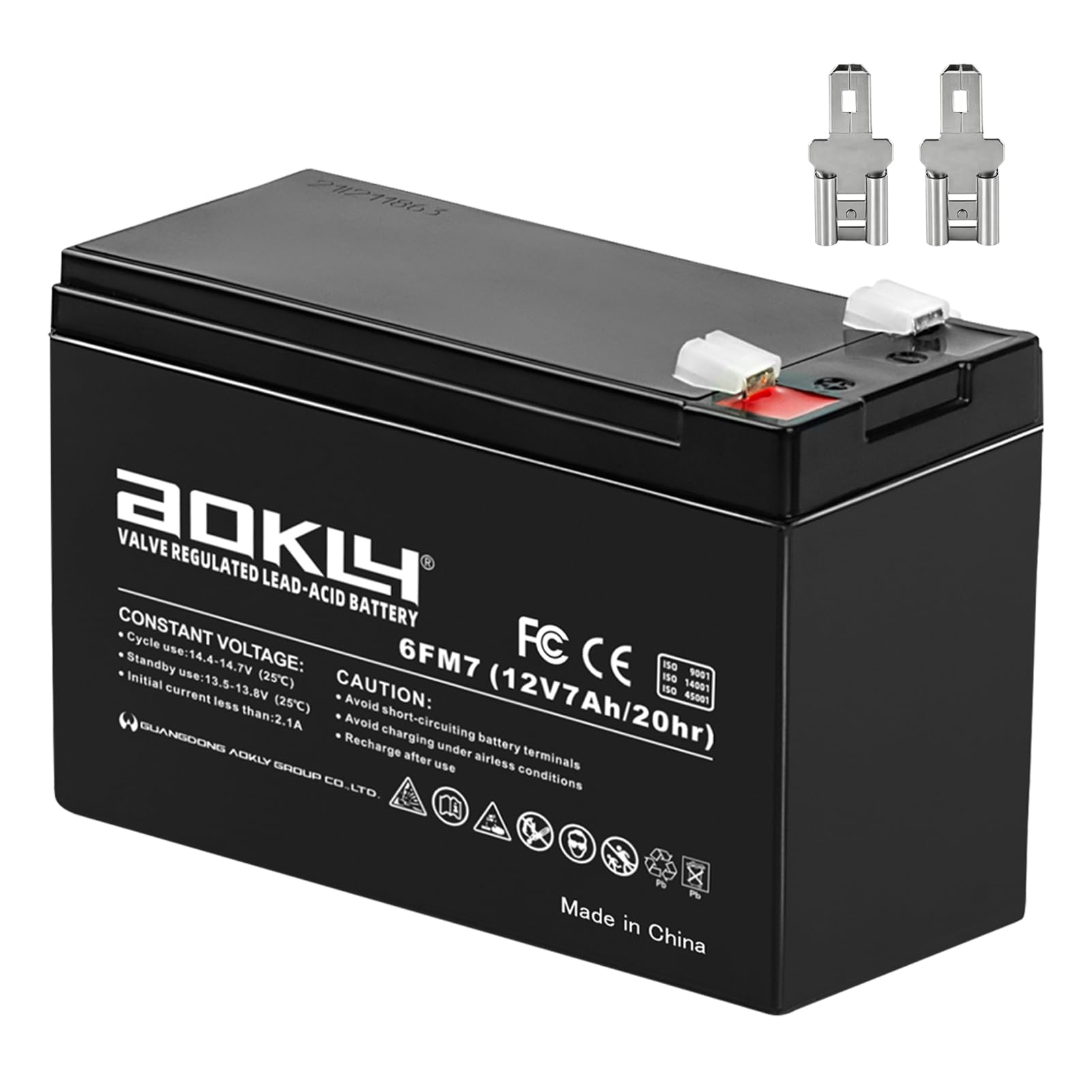 AOKLY 12V 7Ah Battery