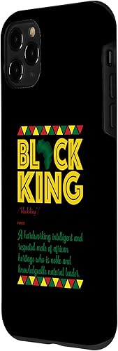 Miniatura 71 de iPhone 13 Pro Max Black King Black Pride African American Black History Case