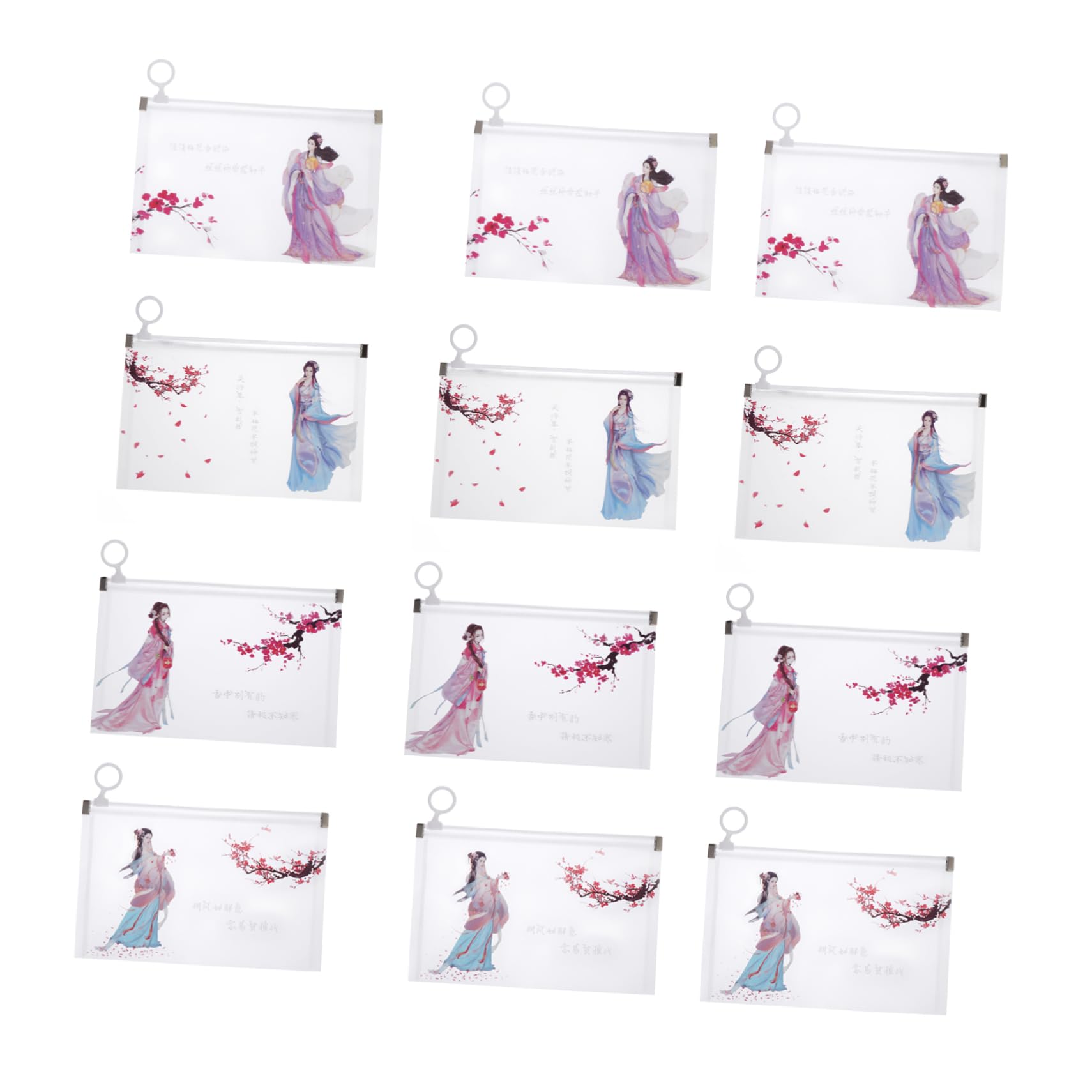HOMSFOU Lot De 12 Pochettes De Rangement Pour Masques Faciaux Pour Le Voyage Et La Maison