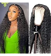 Water Wave Lace Front Wigs Human Hair 13x4 Curly Lace Front Wigs for Black Women Brazilian Lace F...