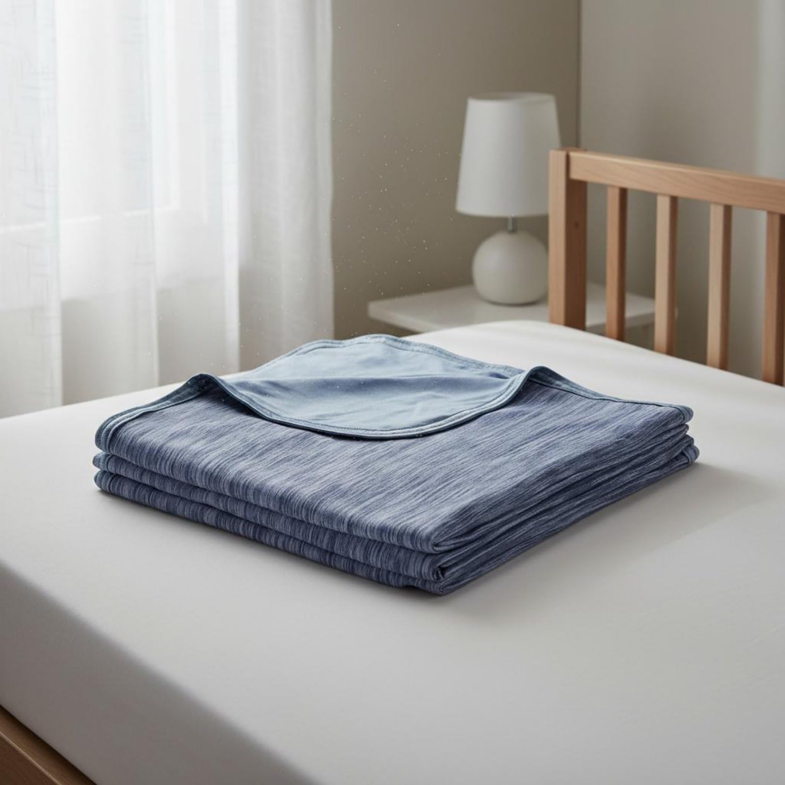 Milageto Kinder Kühlende Decke Sommerdecke Babydecke Temperaturregulierende Bettdecke Leichtes Gewebe Wärmeableitend Pflegeleicht für Bett Couch Autositze Urlaub, Grau, 200 220cm