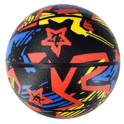 Senston Pallone da Basket di Gomma Unisex Palla da...