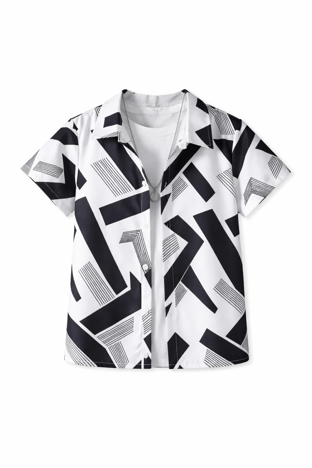 Tagas Boys' Shirt | boy and Kids Cloth||Casual Vacation Shirt||Half SleeveShirt||