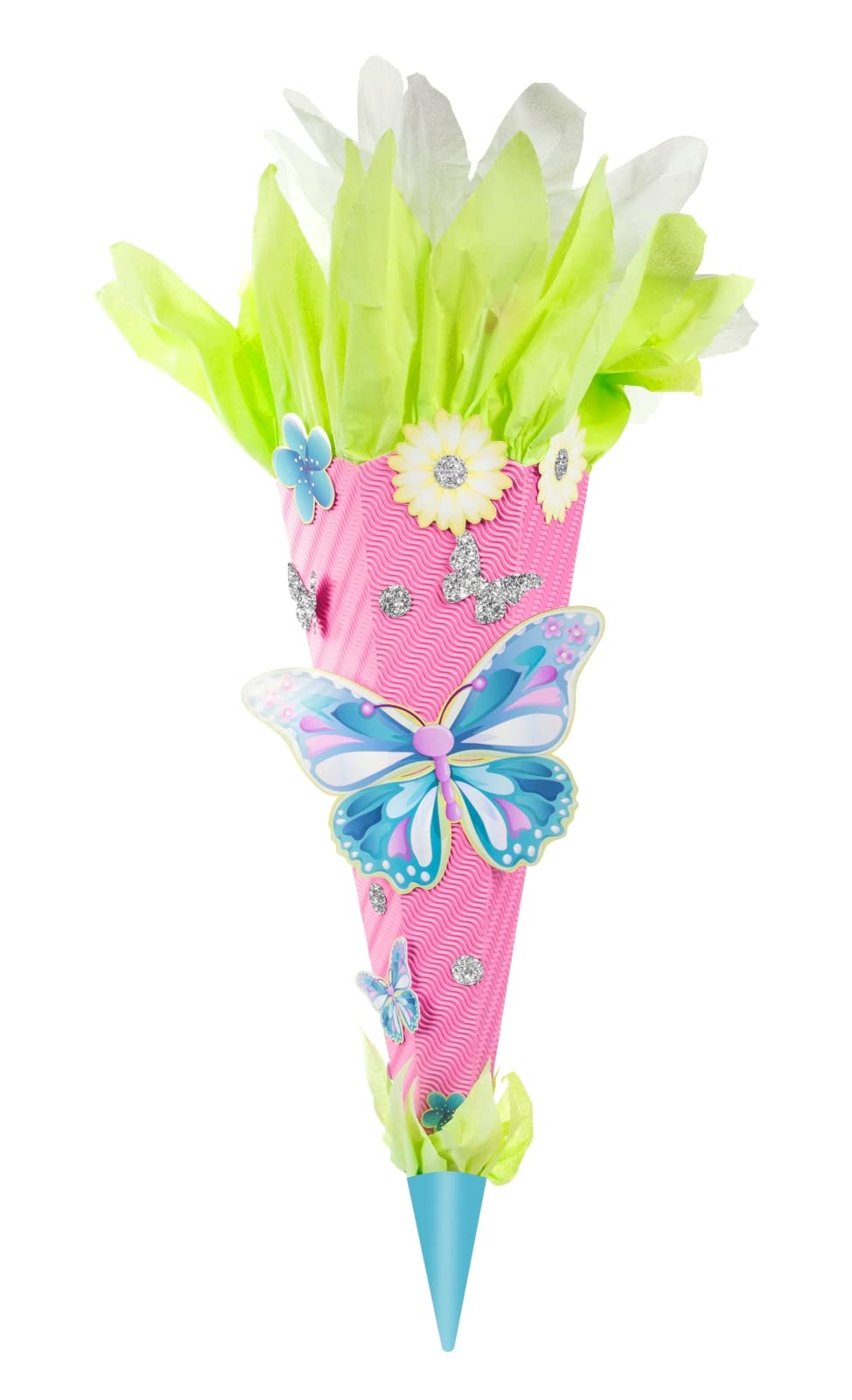 Cono Porta Dolci Goldbuch 70 Cm - Motivo Farfalla, Multicolore, Per Scuola E Feste - Foto 7