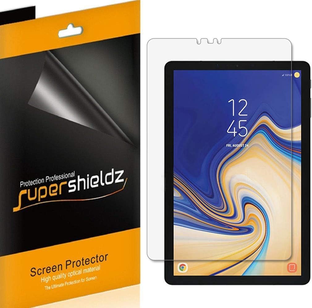 Supershieldz (3 Pack) Designed for Samsung Galaxy Tab S4 (10.5 inch) Screen Protector, High Definition Clear Shield (PET)